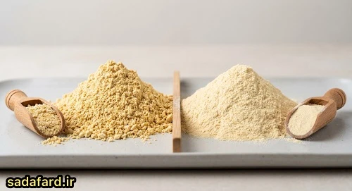 تفاوت آرد نخودچی تک آتیشه و دوآتیشه