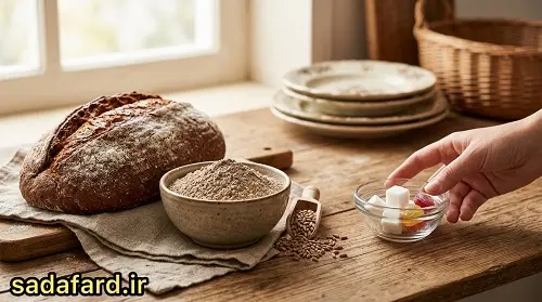 مهار ولع شیرینی و کنترل اشتها با آرد چاودار صدف آرد