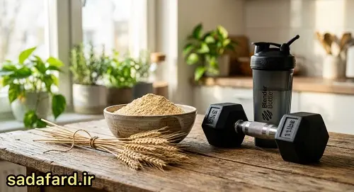 آرد گندم کامل برای بدنسازی