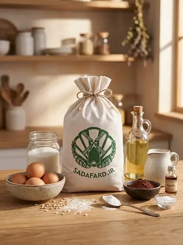 مواد مورد نیاز پخت کیک گورخری