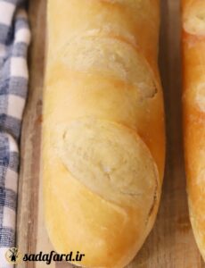نان فرانسوی ساده خانگی