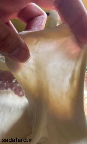 تست پنجره خمیر در میزان تست گلوتن آرد