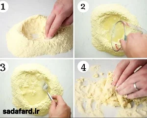 طرز تهیه خمیر پاستا با آرد سمولینا