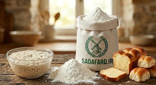 آرد قوی صدف آرد مناسب برای پیش تخمیر اسپانج