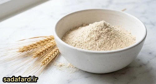 آرد جو خالص صدف آرد