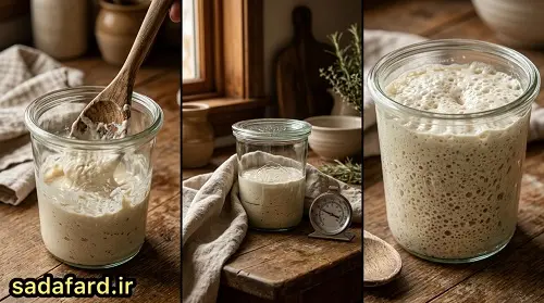 مقدار مصرف لون در خمیر نهایی